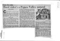 Hard cider's a Pajaro Valley natural