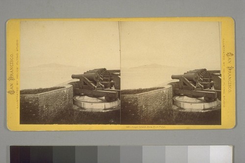 Angel Island, from Fort Point