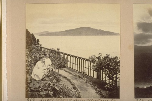 Angel Island from Alcatraz Island