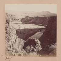 Humboldt Palisades, looking East. [On the route of the Central Pacific Railroad]