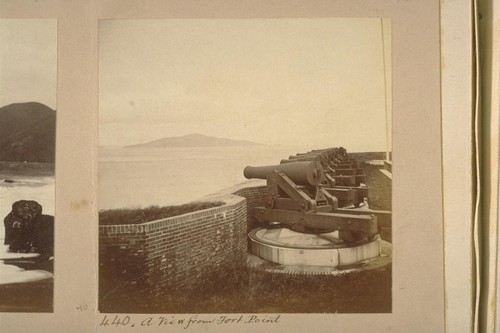 Angel Island, from Fort Point