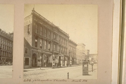 Alhambra Theatre, Bush street