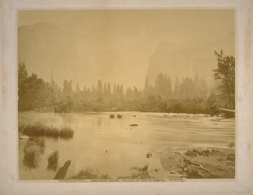 Discovery Rocks. Valley of the Yosemite. [No. 19] [Plate supplied from an earlier edition. Photographer's no. is absent.]