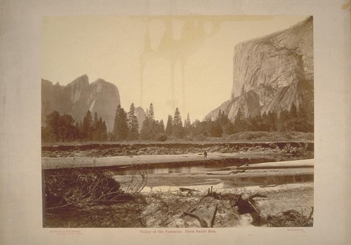 Valley of the Yosemite. From Sand Run. No. 18. [Plate supplied from another edition; variant mounting.]