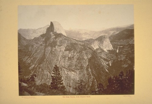 The High Sierra, from Glacier Rock. No. 38