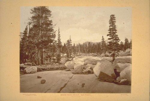 Ancient Glacier Channel. Lake Tenaya. Sierra Nevada Mountains. No. 47