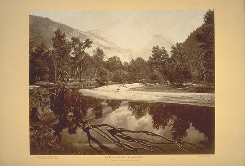 Valley of the Yosemite. Confluence of the Merced and Yosemite Creek No. 21