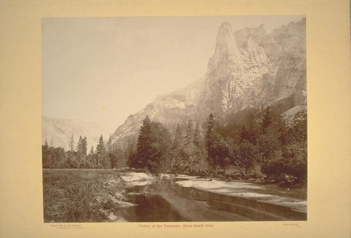 Valley of the Yosemite. From Sandy Flat. No. 17