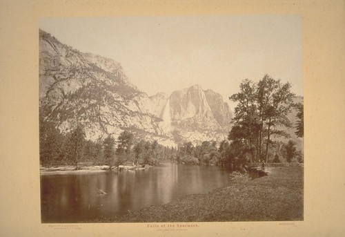 Falls of the Yosemite. (Great Grizzly Bear). 2600 Feet Fall. No. 23