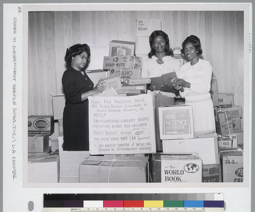 Books for Freedom Drive, Los Angeles Chapter of Women in Government Service (WIGS, Inc.)