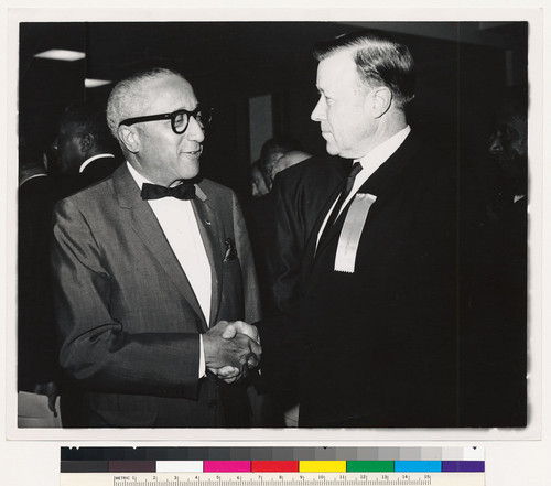 Dr. Edward Ballard (l) and Walter Reuther (r)