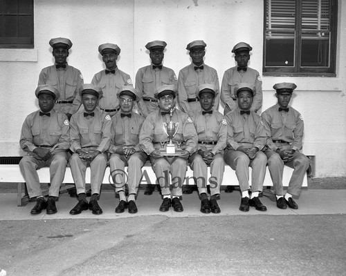 Men in uniform, Los Angeles, 1961