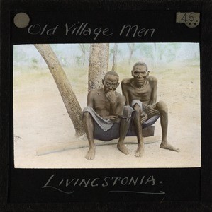 "Old Village Men, Livingstonia" Malawi, ca.1910