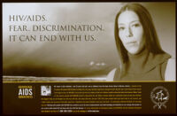 HIV/AIDS. Fears. Discrimination. It can end with us [inscribed]