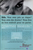 SIDA. Vous avez pris un risque? Vous avez des doutes? Vous êtes au bon endroit pour en parler [inscribed]