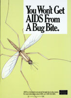 You won't get AIDS from a bug bite [inscribed]