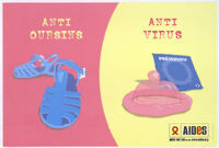 Anti oursins anti virus [inscribed]