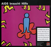 AIDS braucht Hilfe. [inscribed]