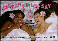 Sistergirls say keep yourself covered [inscribed]