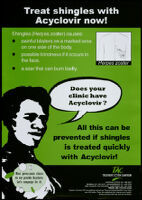 Treat shingles with Acyclovir now! [inscribed]