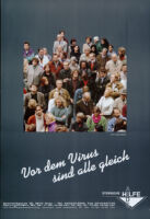 Vor dem Virus sind alle gleich. [inscribed]