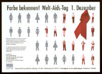 Farbe bekennen! Welt-Aids-Tag 1. Dezember [Inscribed]