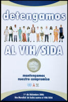 Detengamos al VIH/SIDA [inscribed]