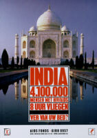 India 4.100.000 mensen met HIV/AIDS [inscribed]