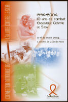 1994-2004, 10 ans de combat ensemble contre le Sida [inscribed]