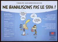 Ne banalisons pas le sida! [inscribed]