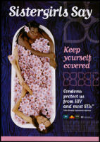 Sistergirls say, Keep yourself covered [inscribed]