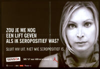 Zou je me nog een lift geven als ik seropositief was? [inscribed]