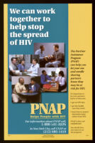 We can work together to help stop the spread of HIV [inscribed]