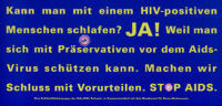 Kann man mit einem HIV-positiven Menschen schlafen? Ja!