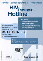 HIV-Therapie-Hotline [inscribed]