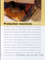 Protection maximale [inscribed]