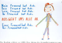 Mein Freund hat Aids. [inscribed]