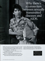 Why there's a connection between sexually transmitted diseases and AIDS [inscribed]