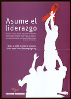 Asume el liderazgo. [inscribed]