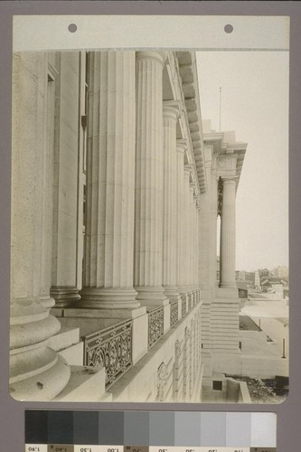 [Colonnade, east facade.]