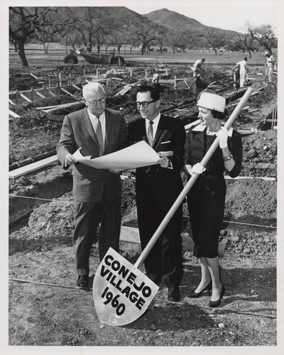 Groundbreaking at Conejo Village Shopping Center