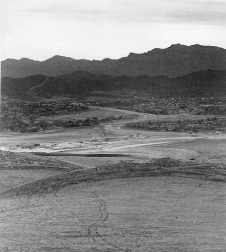 Highway construction from Sunset Hills