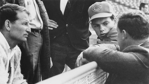 Baseball scouts and Mark Ballinger — Calisphere