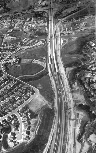 Aerial view of Hillcrest Drive extension