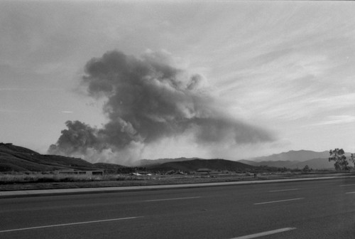 Brushfire at Erbes and Avenida de los Arboles area