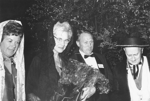 Triunfo ball, Mrs. Fred McGowan and Louis Goebel