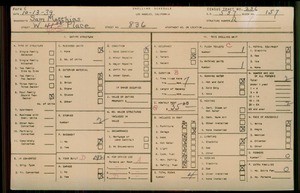 WPA household census for 836 W 40TH PL, Los Angeles County