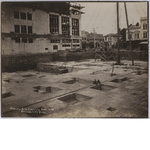 Oakland City Hall concrete slab completed, September 1911