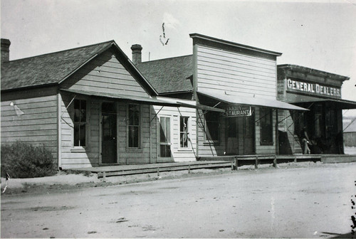 The west side of South San Gorgonio Avenue between Livingston Street and the Southern Pacific Railroad tracks in Banning, California