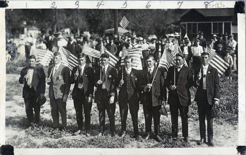 Banning resident volunteers for World War I in Banning, California